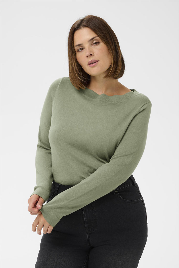 Kclizzy Boatneck Pullover Sea Spray