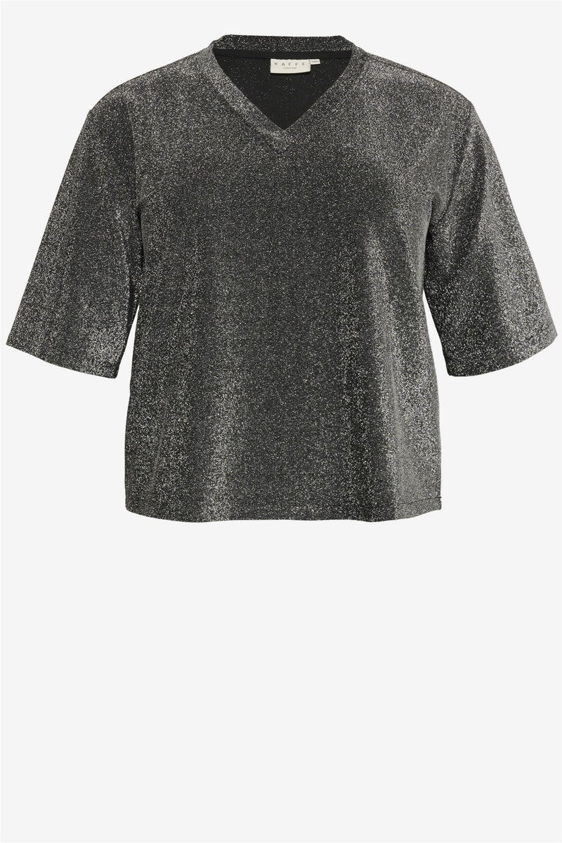 KCriana V-Neck T-Shirt Grey Melange