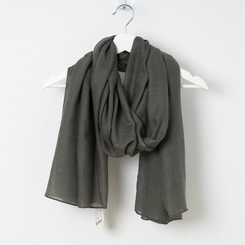 Skjerf Modal Mørk Beige