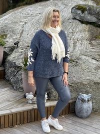 Genser MdcIria Knit Blå