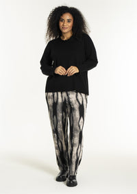 Snaila Knit Blouse Black