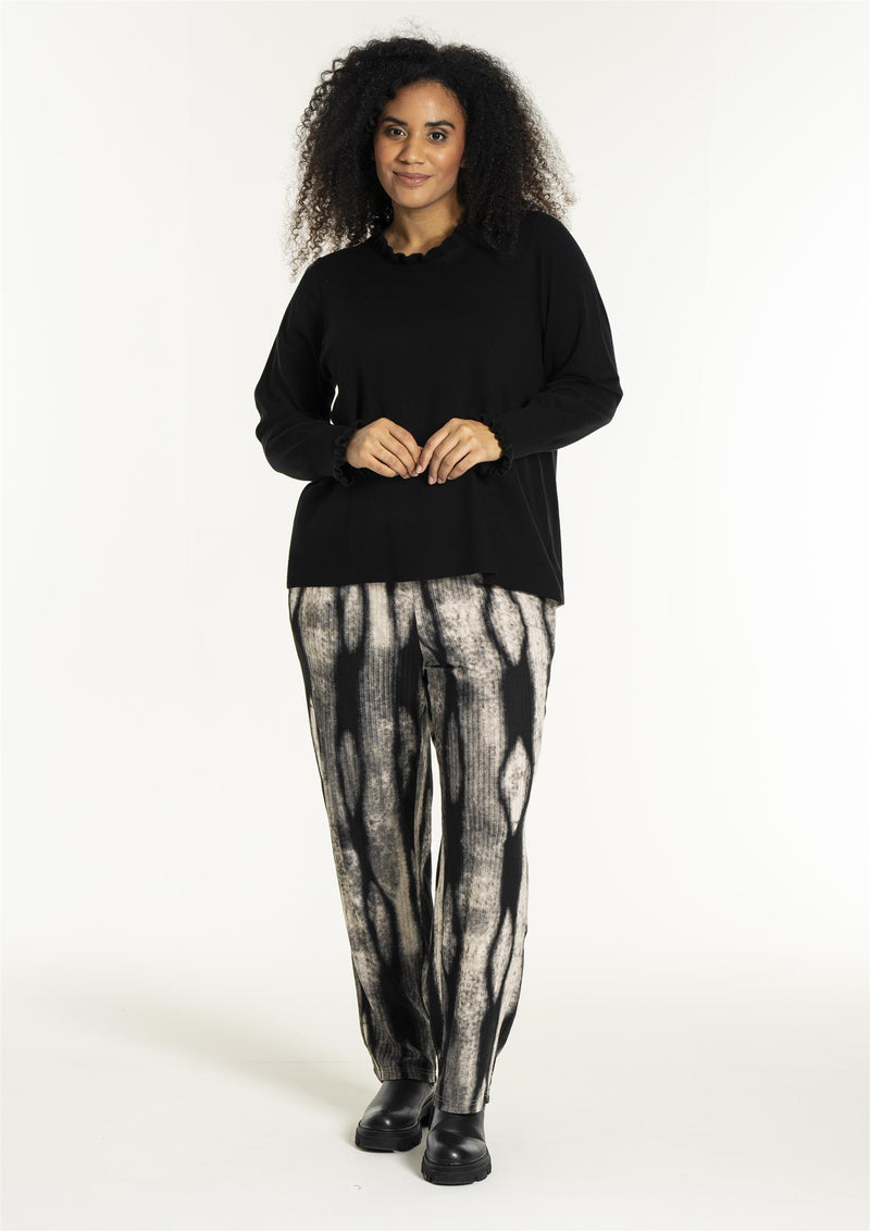 Snaila Knit Blouse Black