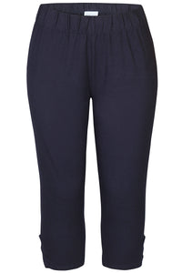 Leggings Kant Kort BLING, Navy