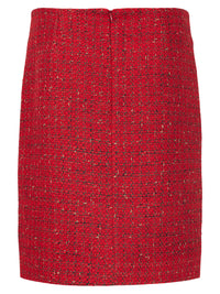 Skirt Tweed Red