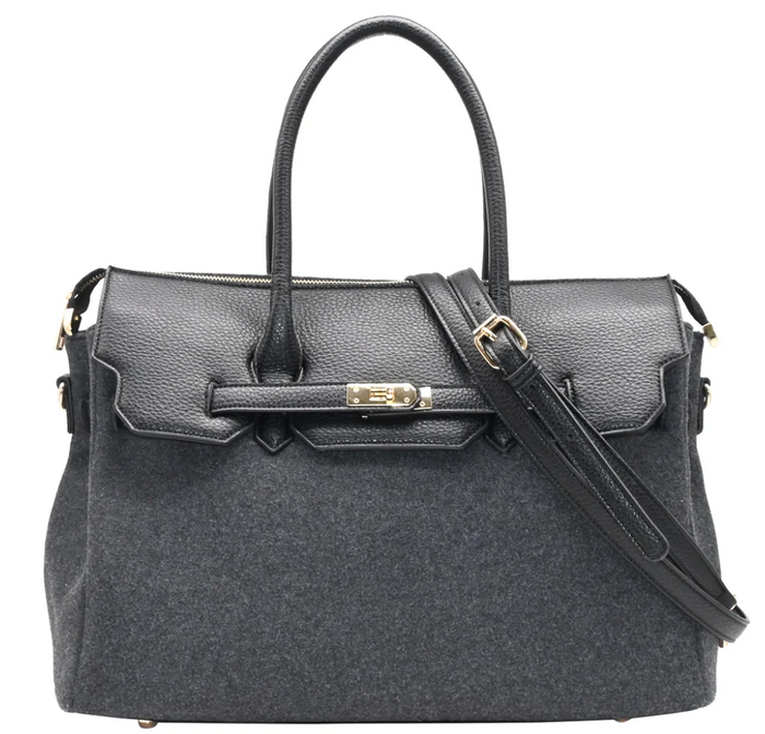 Havanna Liten Shopper - Sort/Filt
