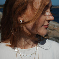 Øreringer, 30 mm, Solstice G