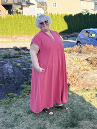 Kjole Angelika Rød