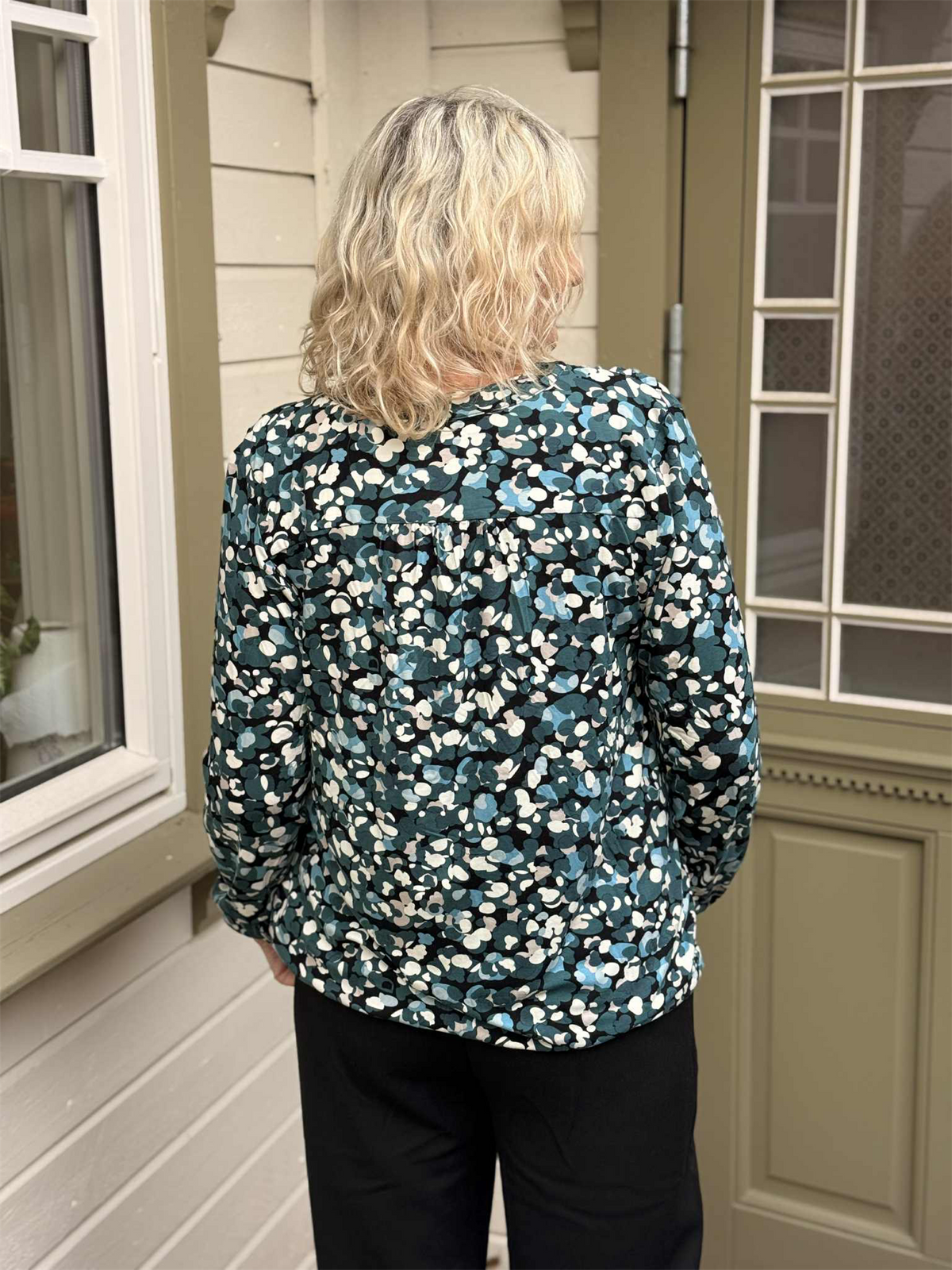 Bluse Brook Teal Green