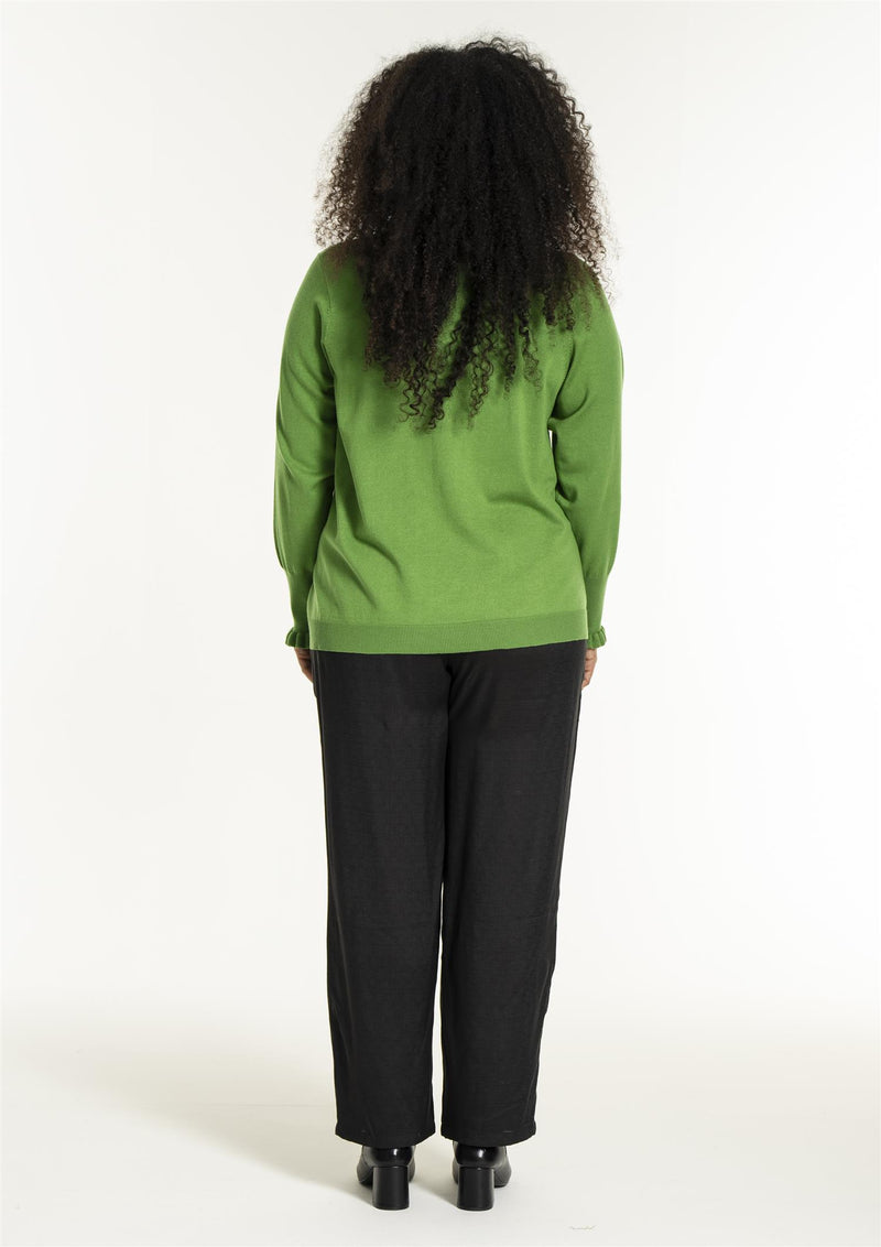 Snaila Knit Blouse Green