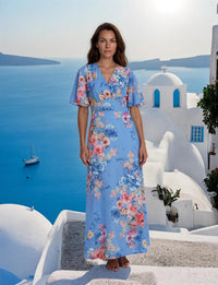 PERNILLE ROSE LONG DRESS Soft Blue
