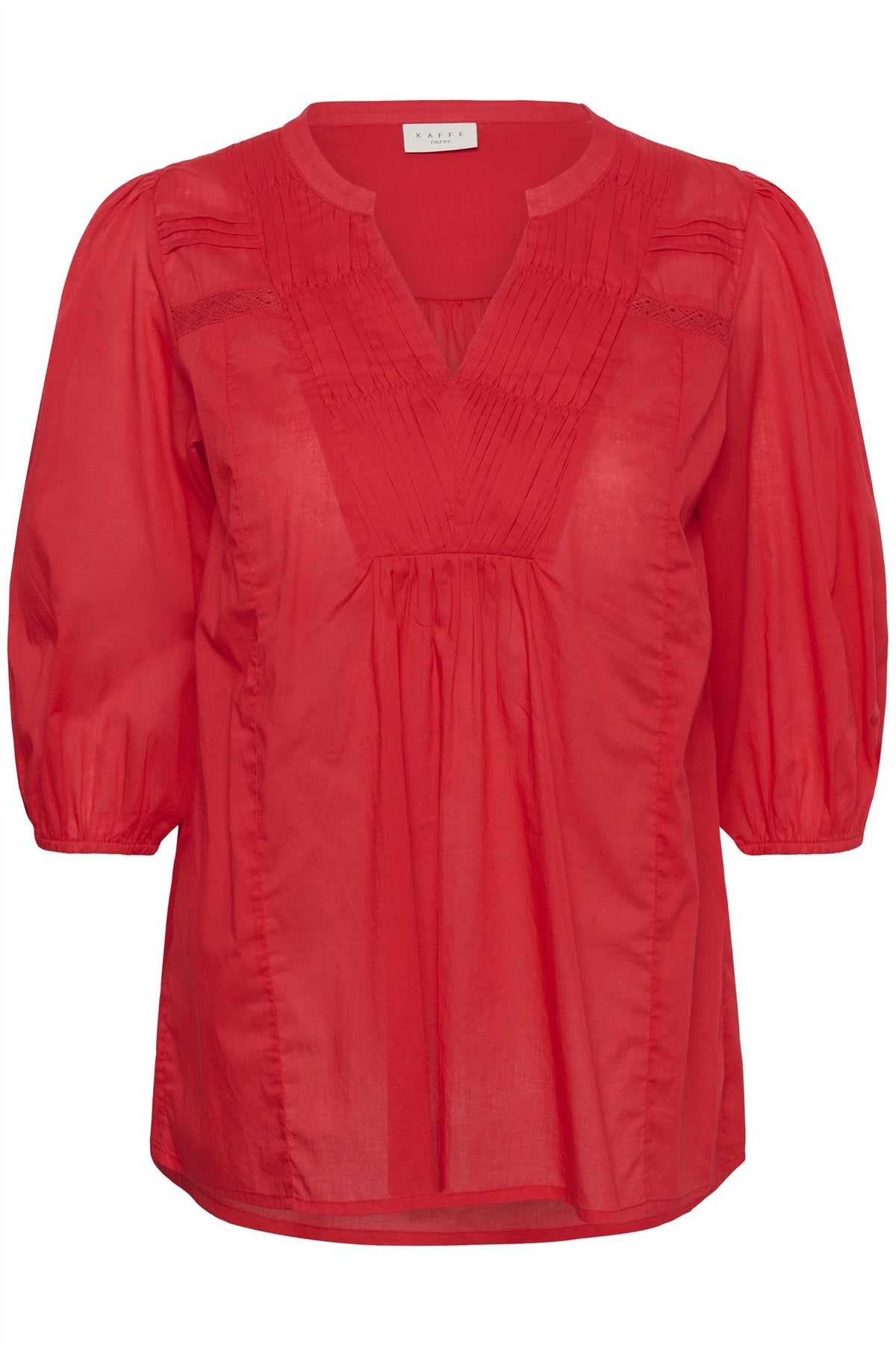 KCkarlia 3/4 SL Blouse True Red