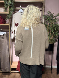Genser Stripe - Muldvarp