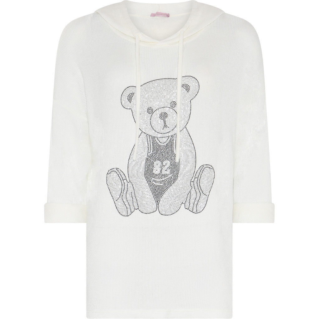 Genser Sparkling Bear Hvit