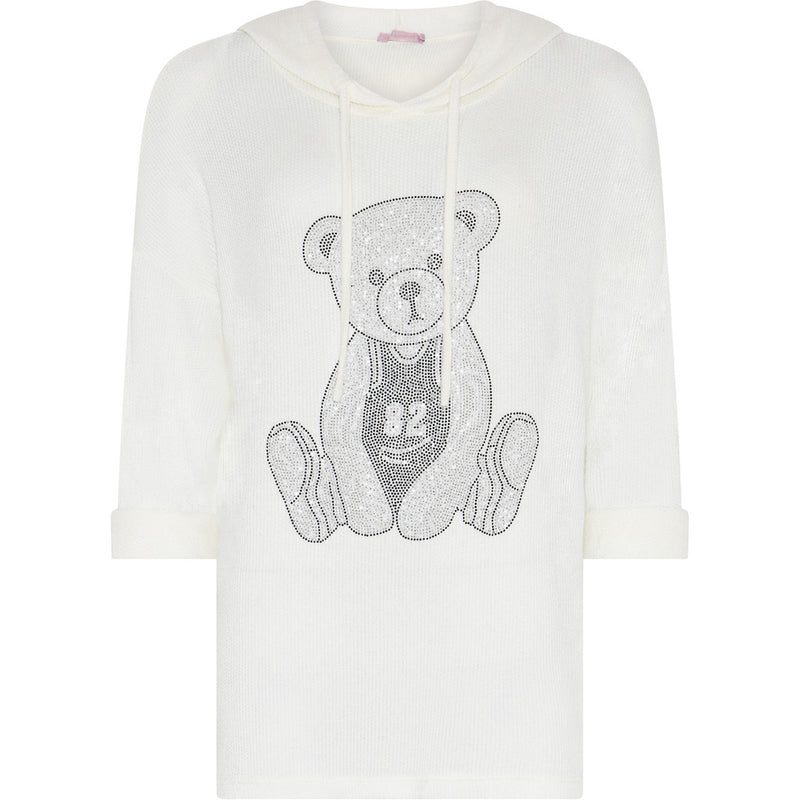 Genser Sparkling Bear Hvit