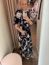 ROSE LACE DRESS 3/4 SL