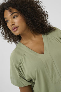 KCmille Wing SL Blouse Oilgreen