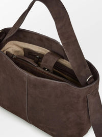Suede Fraya Small Bag Hot Fudge Brown