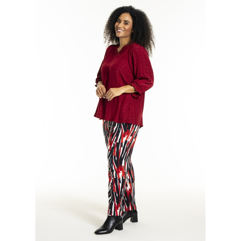 SFeodora Blouse with smock neck