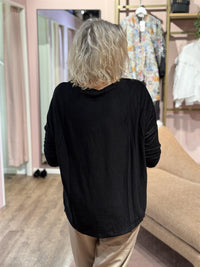 Bluse Peace Solid Black