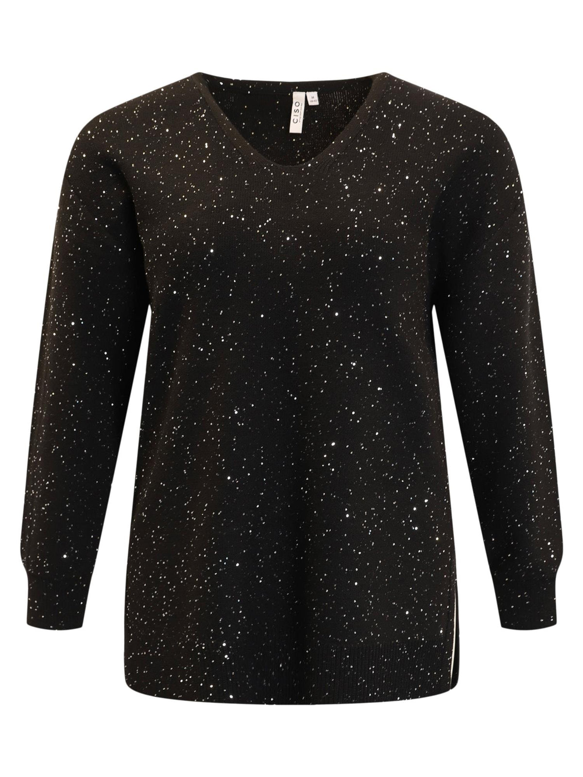 Genser Glitter Lang Erm