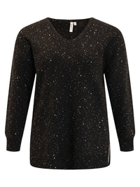 Genser Glitter Lang Erm