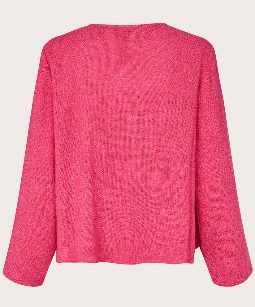 Majulitta Bouclet Cardigan Carmine