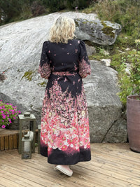 Kjole Sort/Rosa Noir