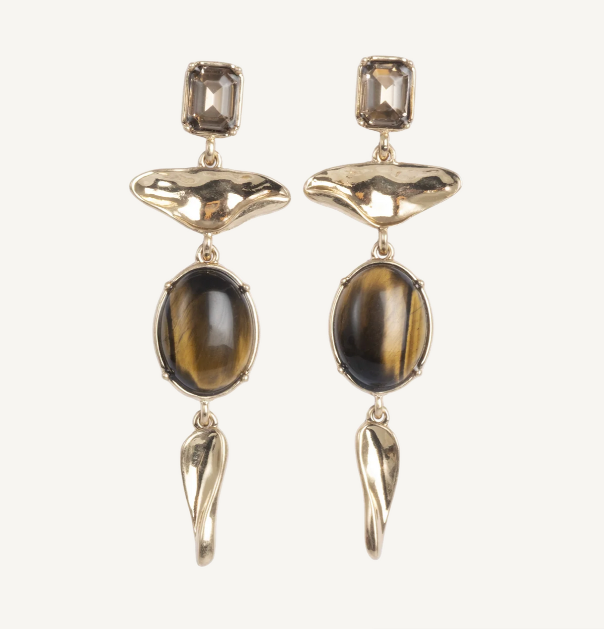 Lange øredobber, Tiger's Eye