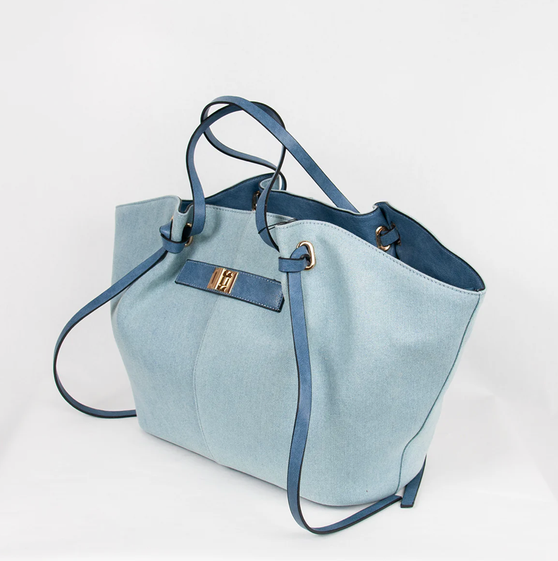 JOSEFINE stor shopper - Blå