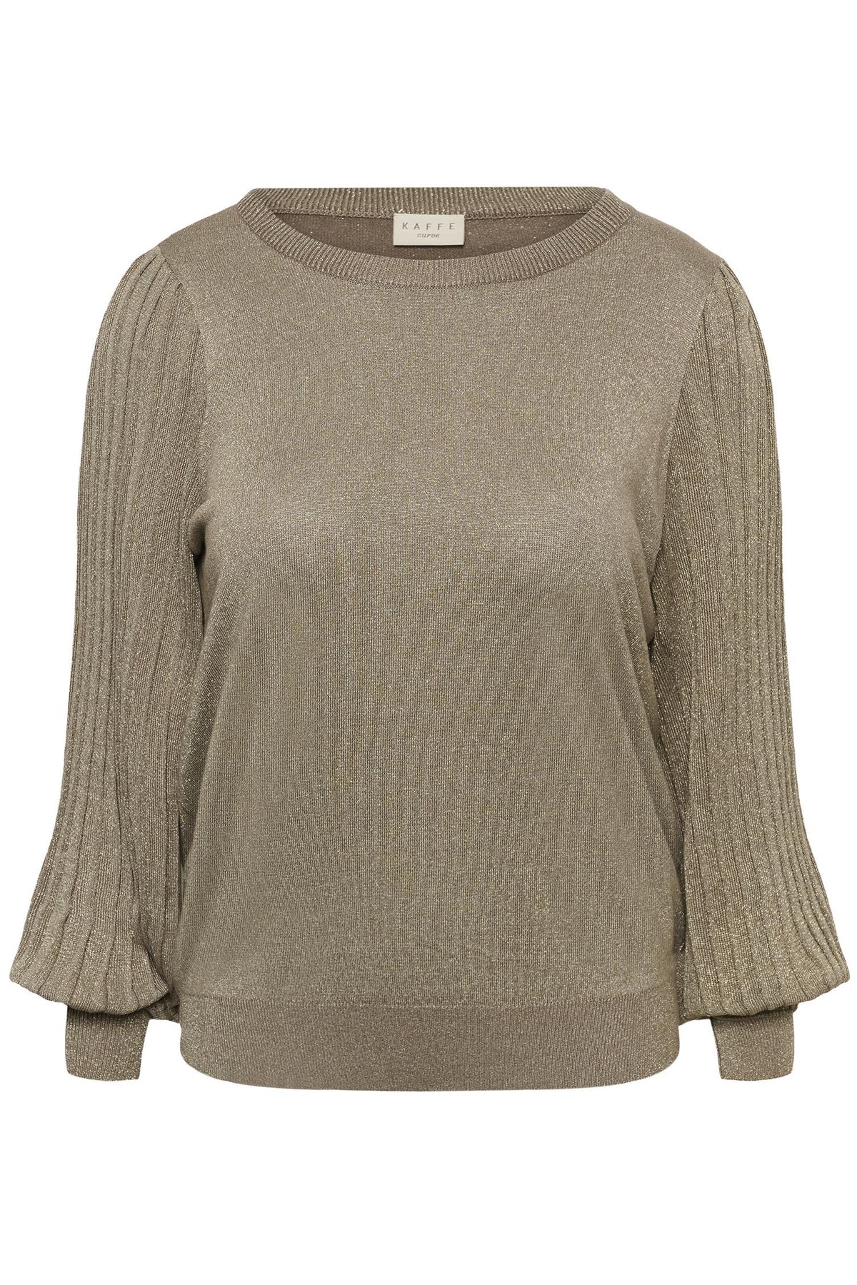 KCregitta Pleat Knit Pullover Morel