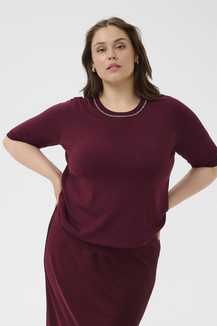 KCcarla Knit Pullover Windsor Wine