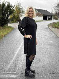 Kjole Tea Lux Black (Glitter)