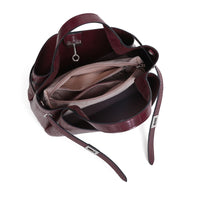 Veske Ginny Shopper Bordeaux Croco