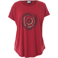 Gitte T-shirt with print Scarlet
