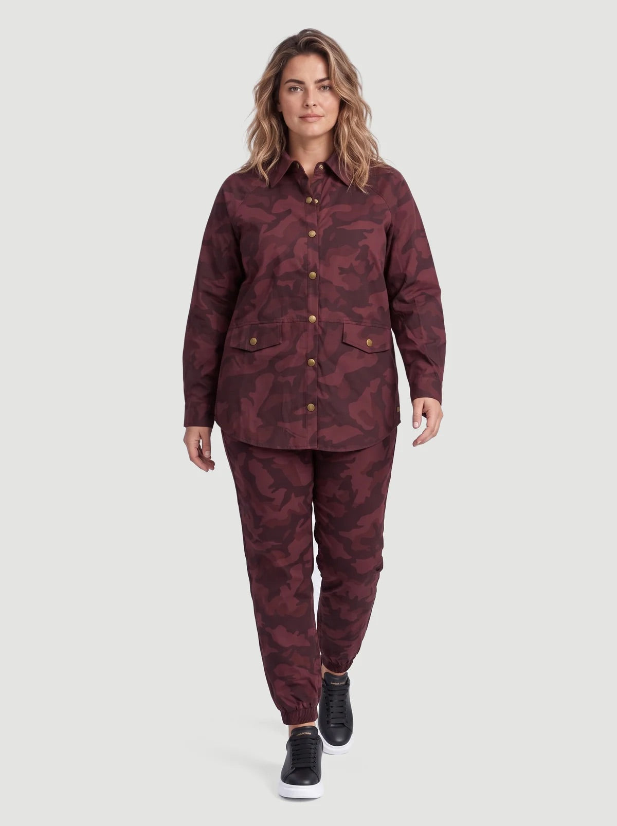 Cleo Pants Berry Red Mix