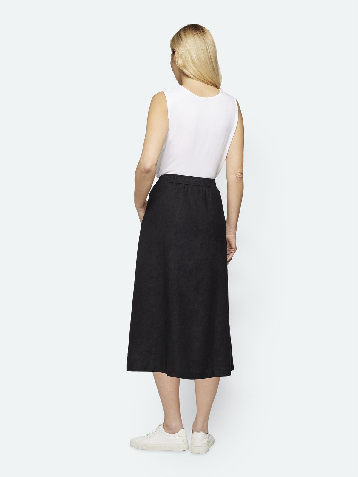 Skjørt Lin Black