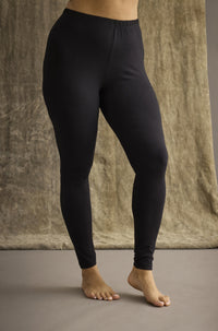 Tights Bambus Lang Sort