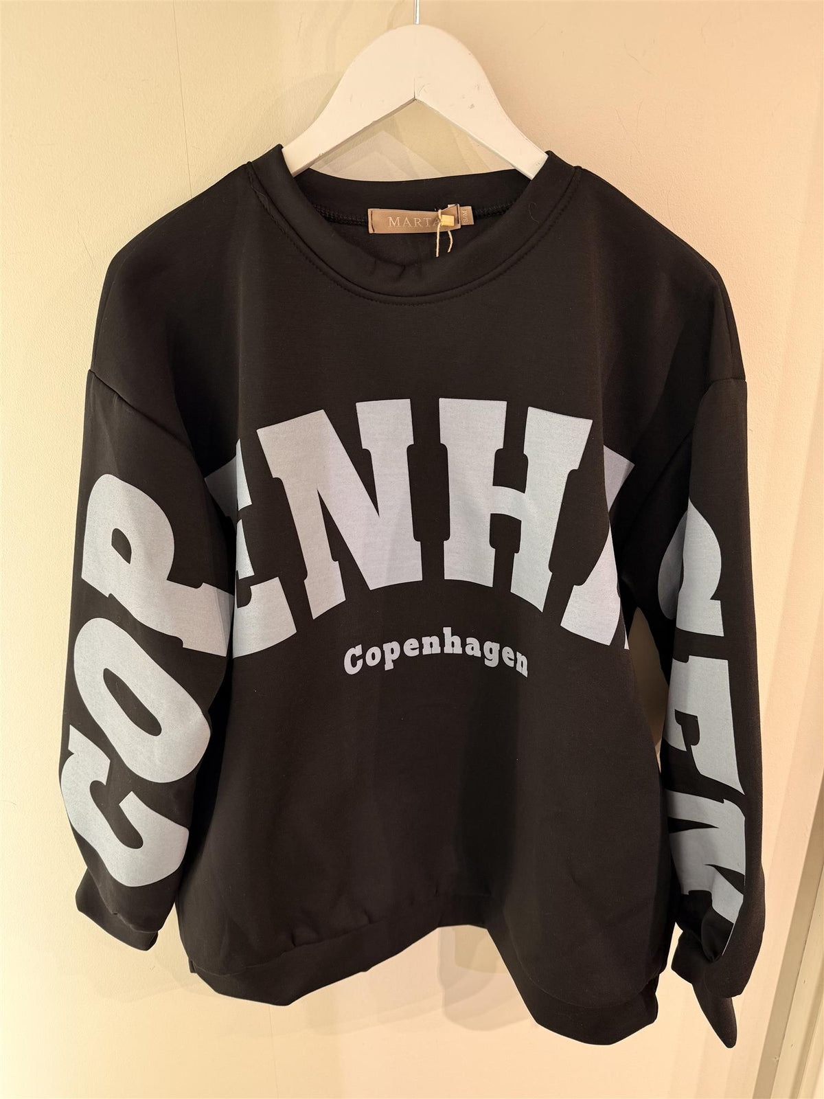 MdcHibiscus Sweatshirt Black/Blue
