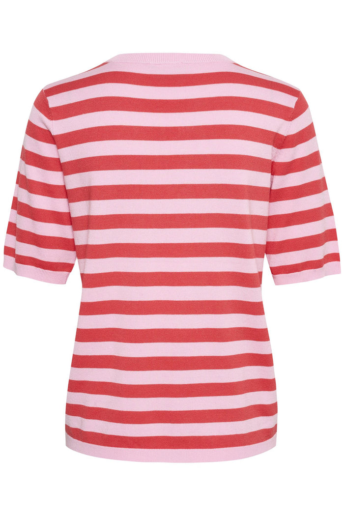 KAlizza Striped Knit Pink