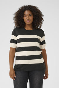 KClizzy Striped Pullover Turtledove