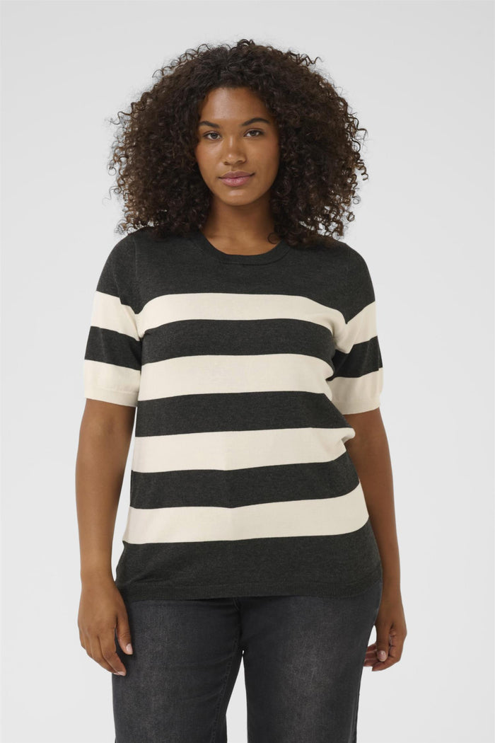 KClizzy Striped Pullover Turtledove