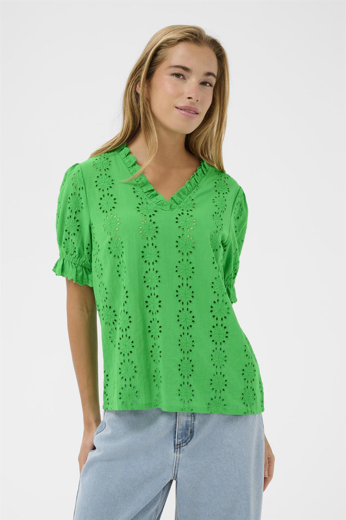 KAdona Blouse Bright Green