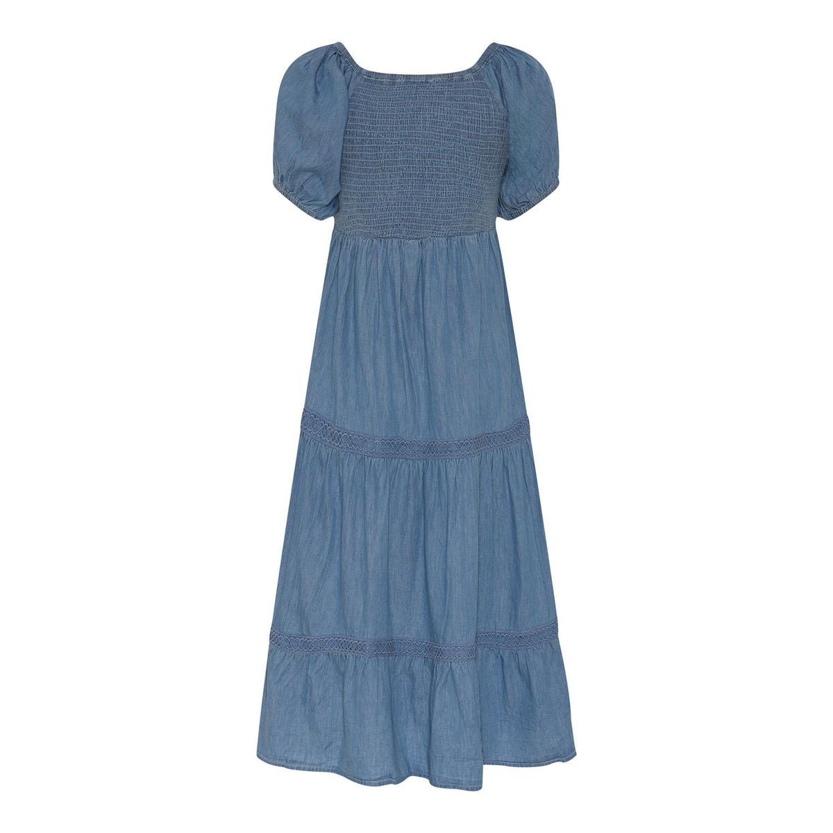 BEA SMOCK DENIM DRESS