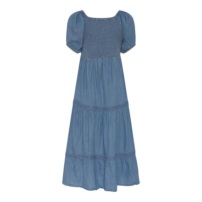 BEA SMOCK DENIM DRESS