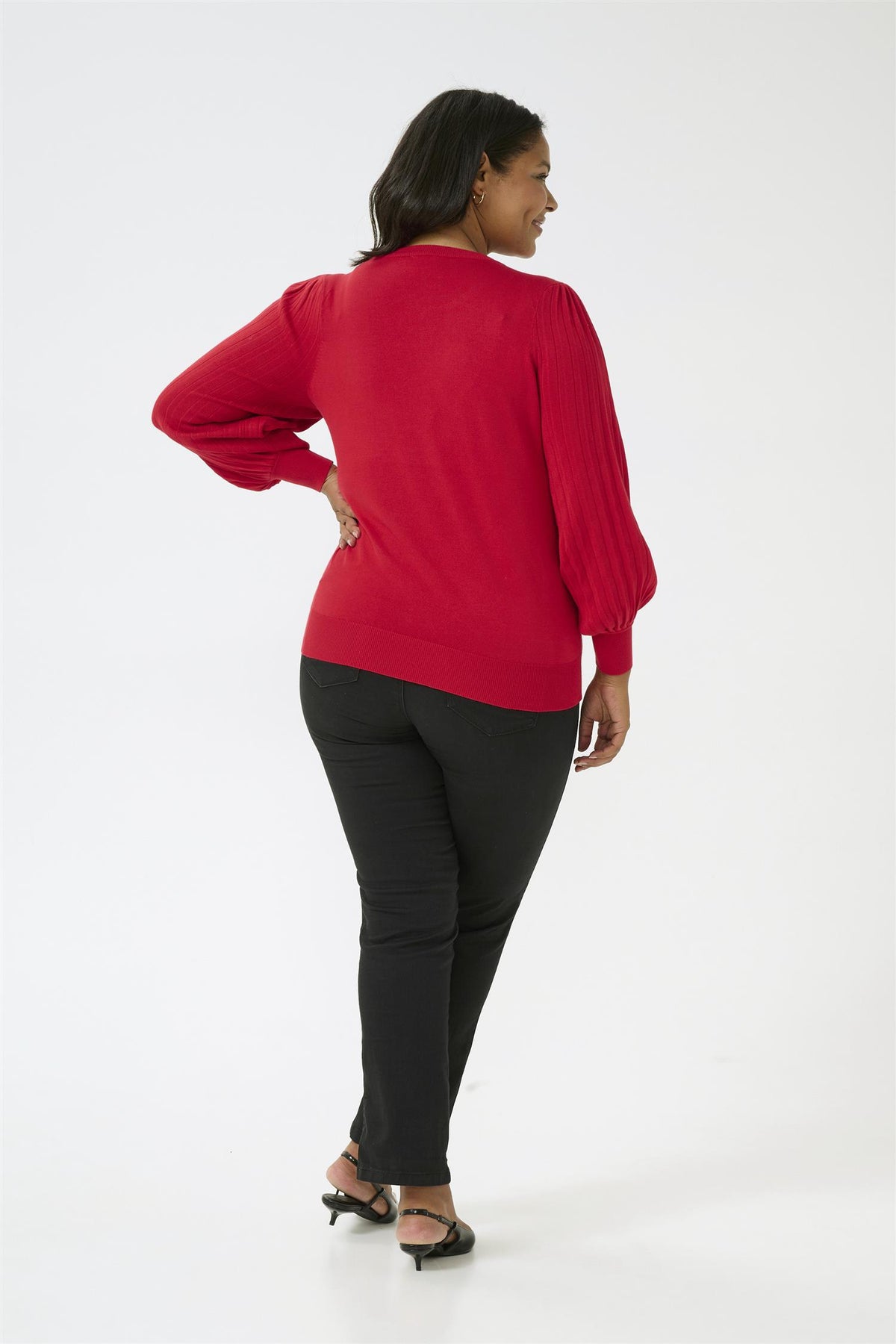 KCloni Knit Pullover Haute Red