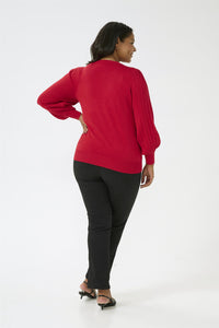 KCloni Knit Pullover Haute Red