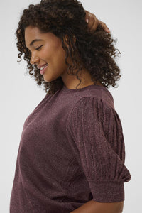 KCregitta Pleat Pullover Fudge