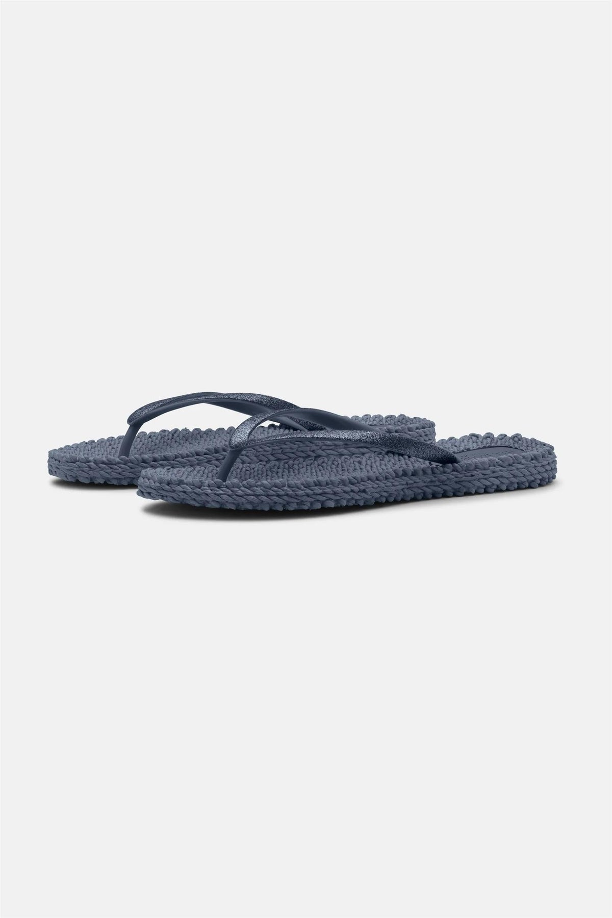 Cheerful Flip Flop w. Glitter Indigo