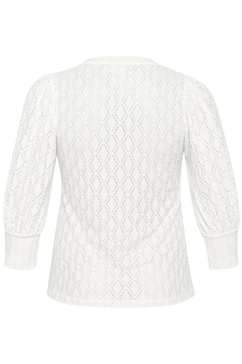 KCtia Lace Blouse Chalk