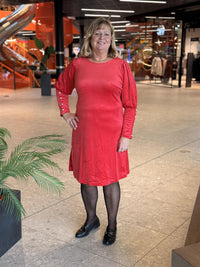 Kjole Tea Velour Red